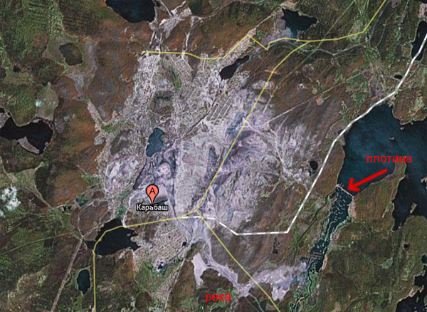 карабаш из космоса